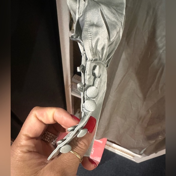 NWT Ramy Brook satin wrap dress satin dress - Picture 4 of 6